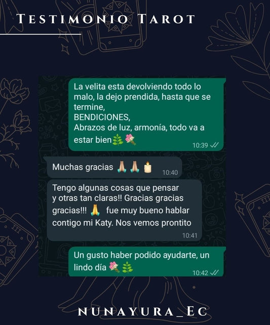 Lectura tarot EXPRESS ONLINE